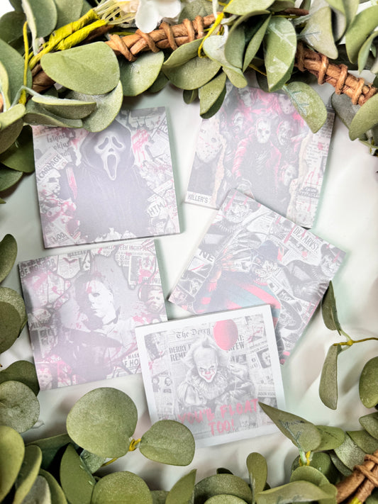 (RTS) HORROR SLASHER STICKY NOTE