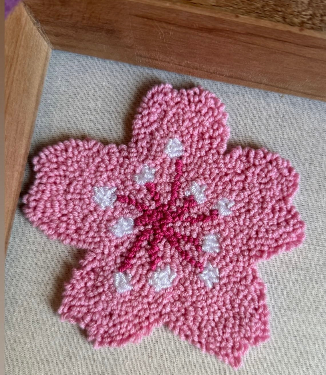 (RTS) CHERRY BLOSSOM RUG COASTER