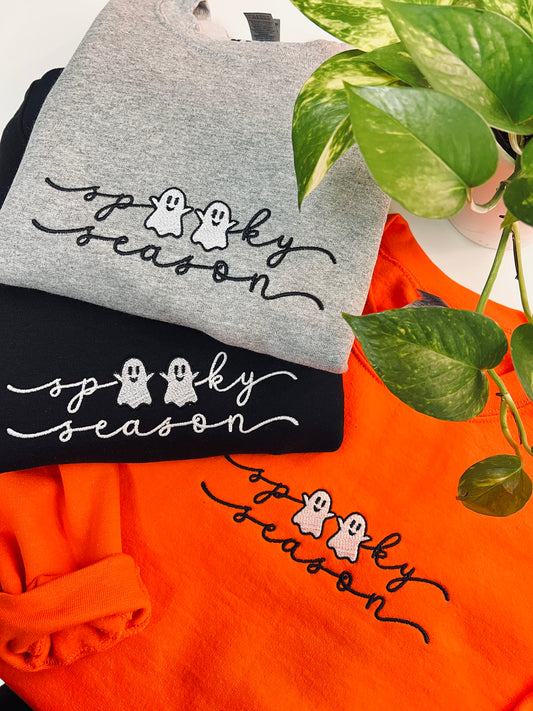 (RTS) SPOOKY SEASON GHOSTS-EMBROIDERED