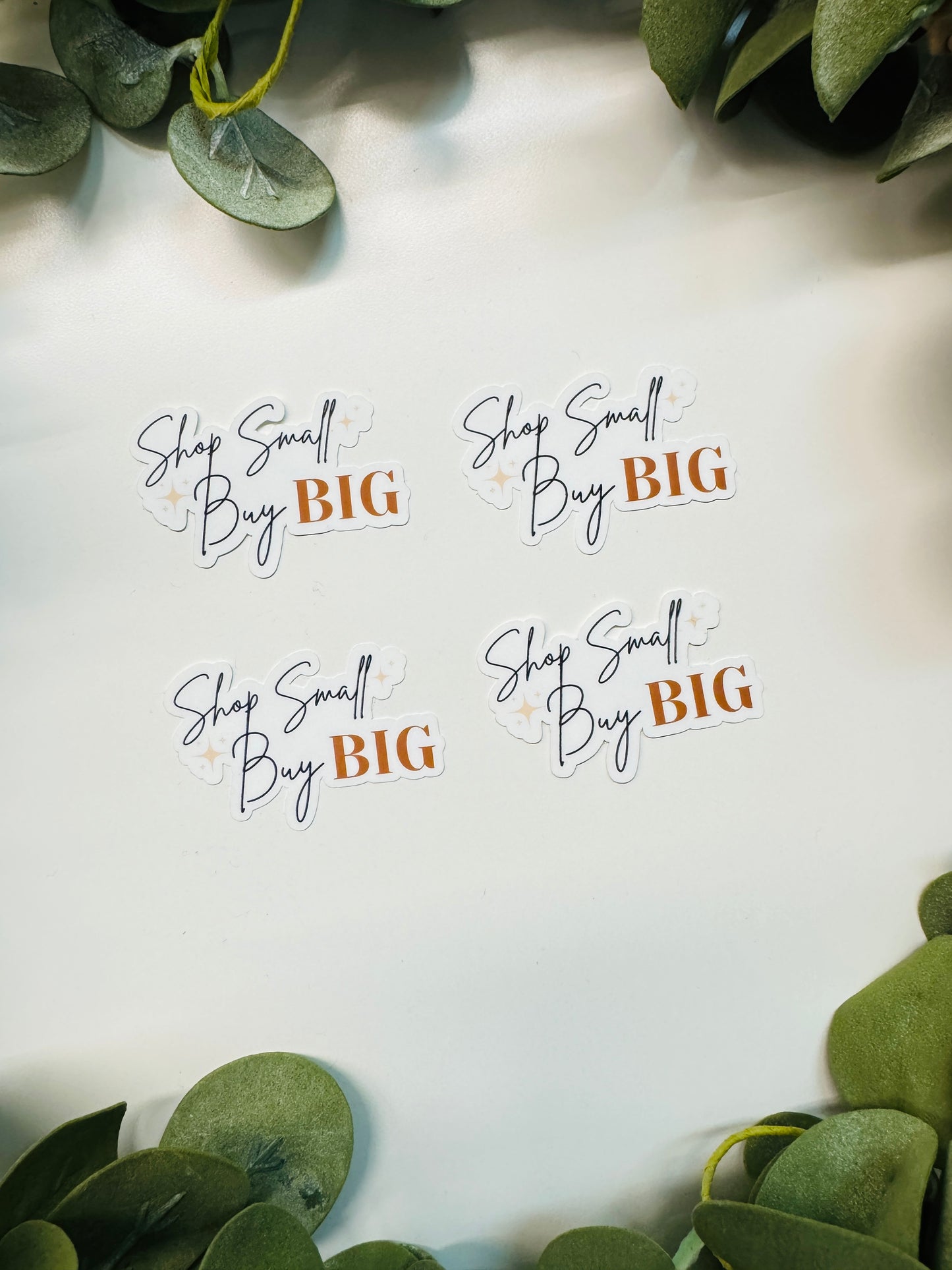 (RTS) SHOP SMALL, BUY BIG STICKER