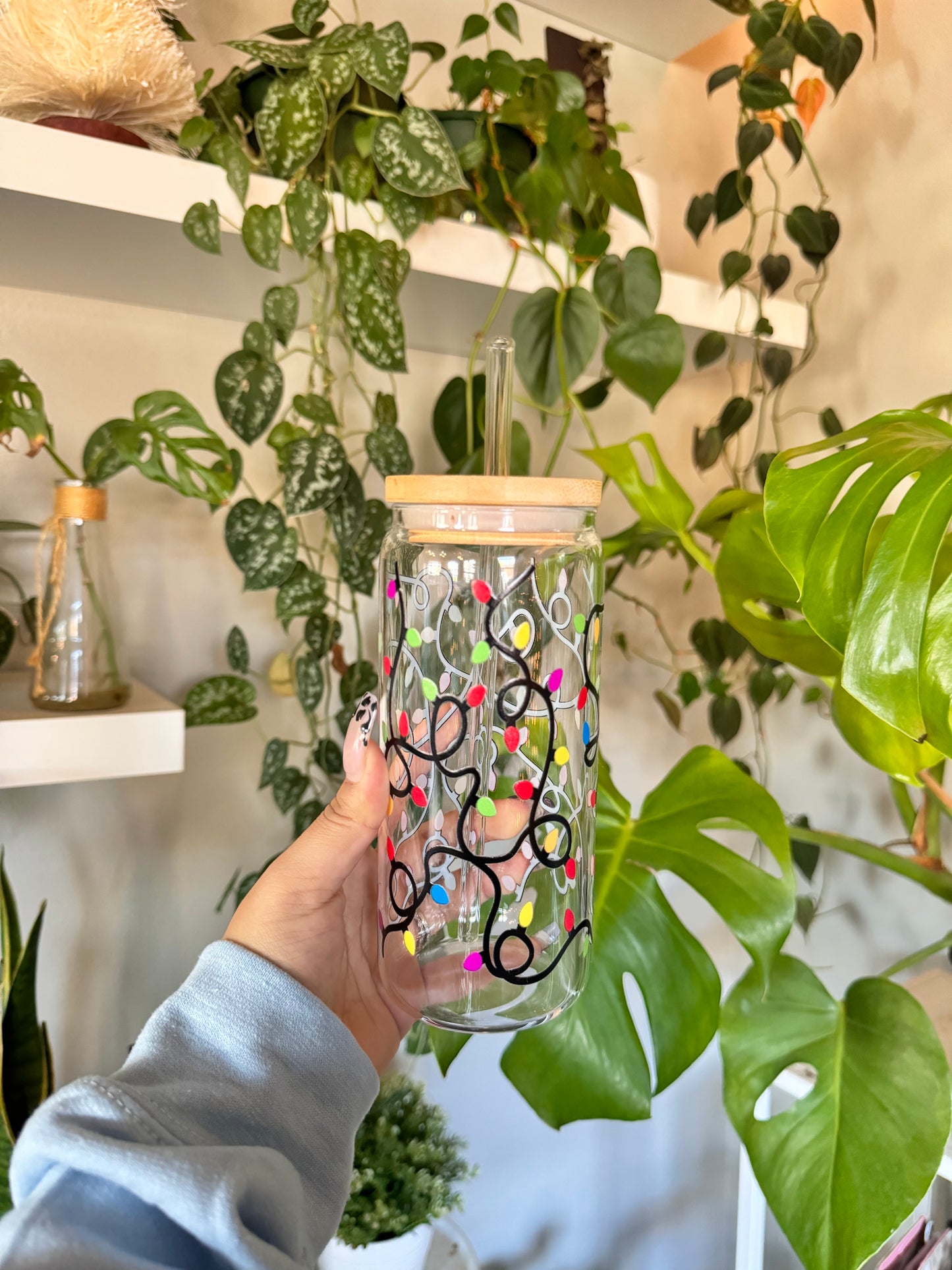 (RTS) CHRISTMAS LIGHTS DRINKWARE