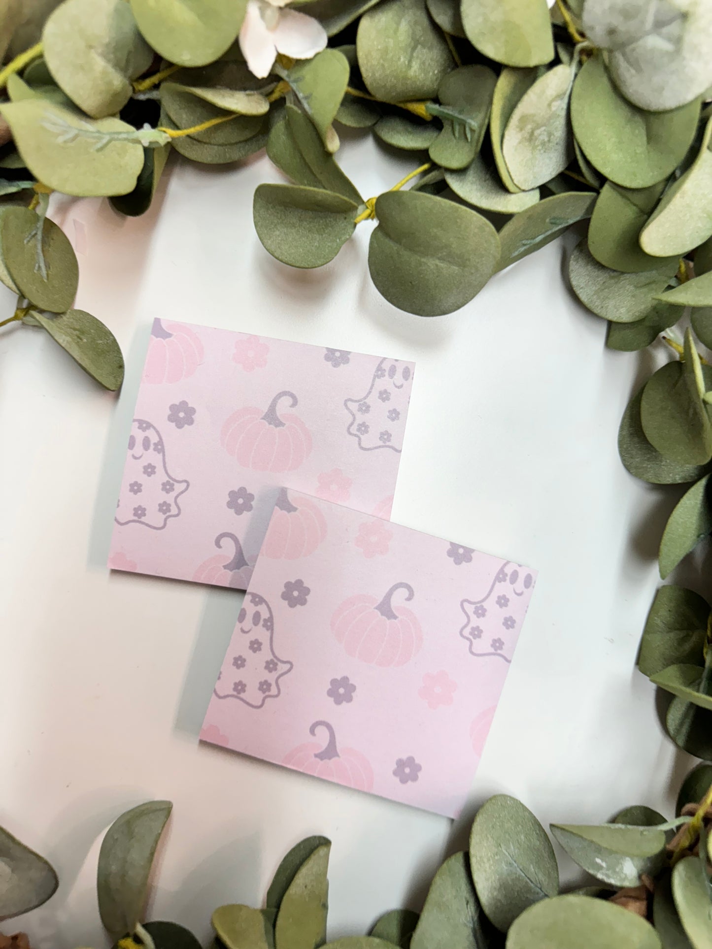 (RTS)PINK PUMPKIN STICKY NOTE