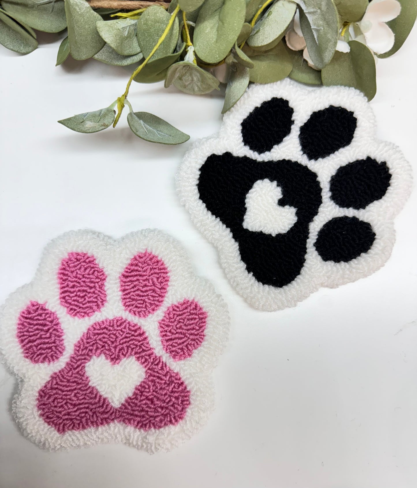 (RTS) PAW RUG COASTER