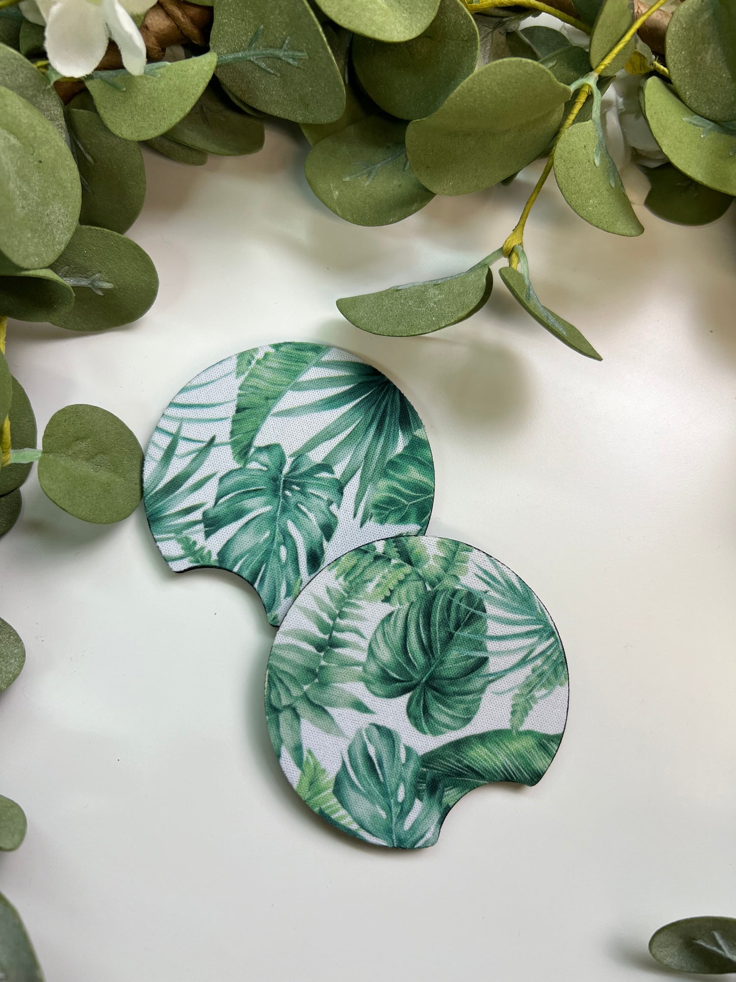 (RTS) TROPICAL PARADISE CAR COASTER SET