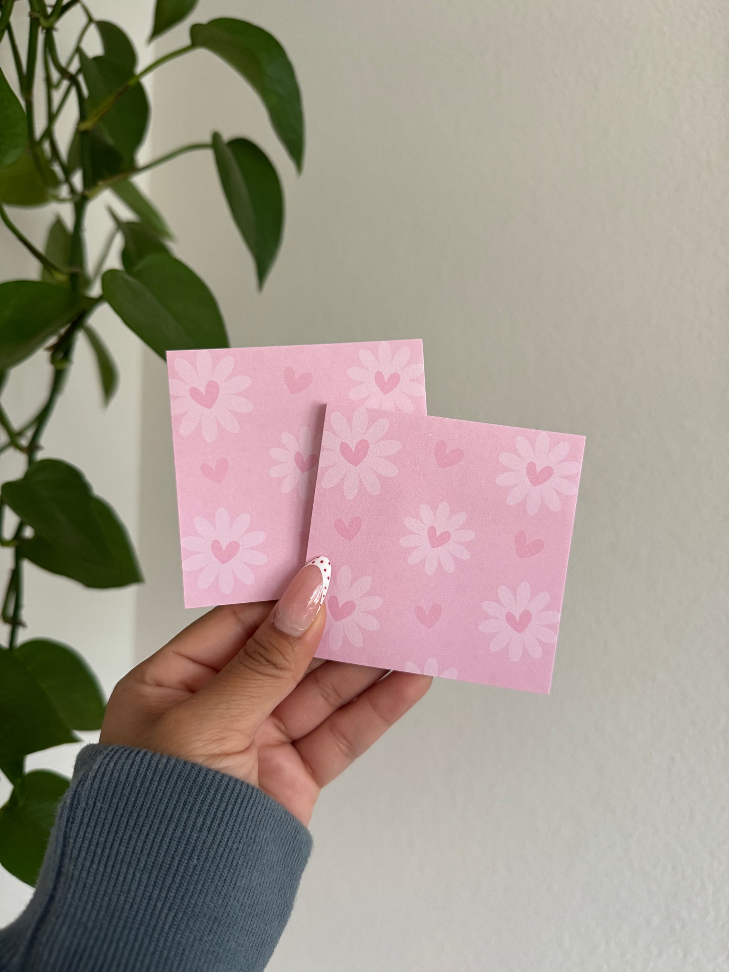 (RTS) DAISY HEART STICKY NOTE