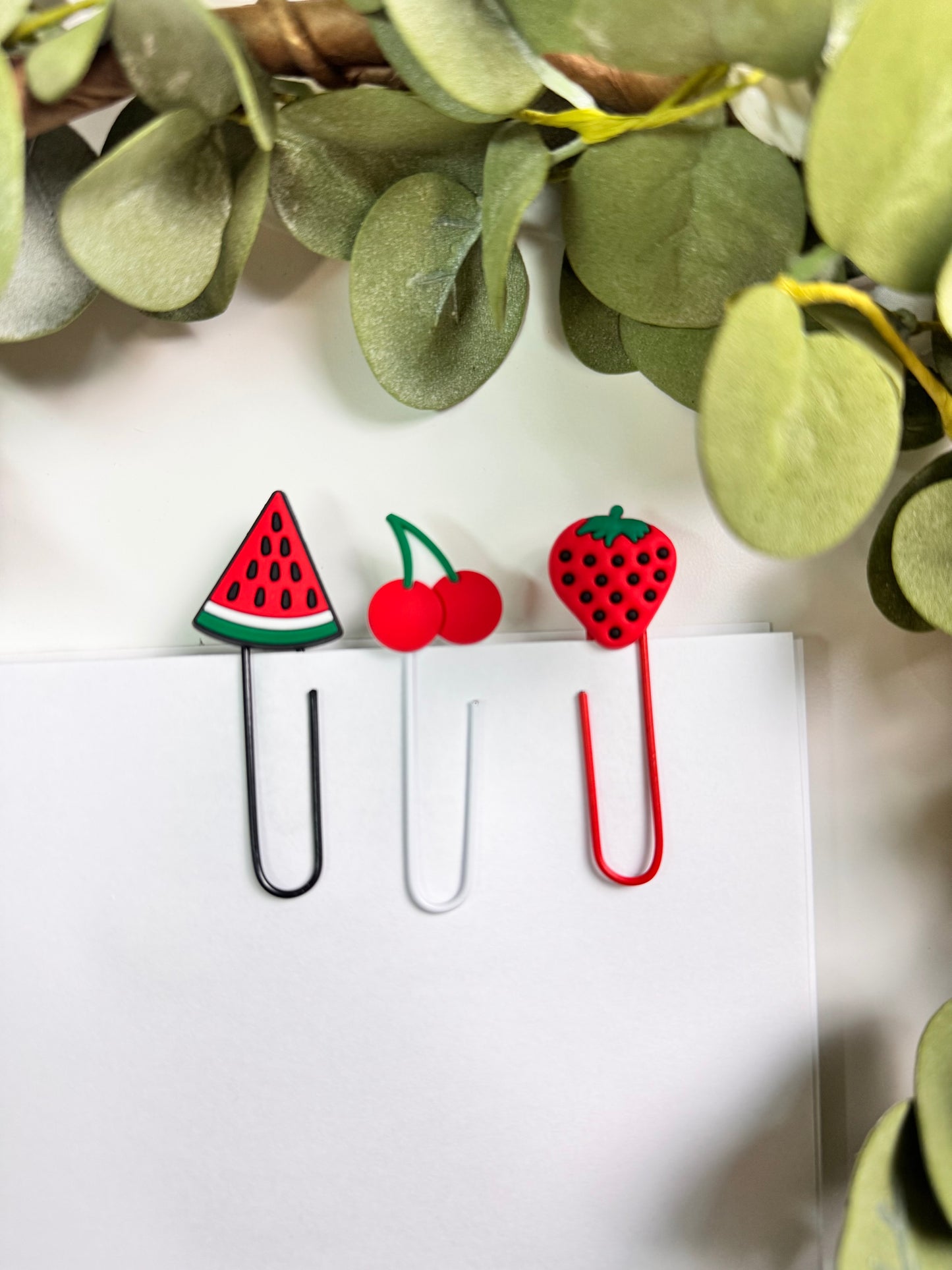 (RTS) FRUIT PAPER CLIP