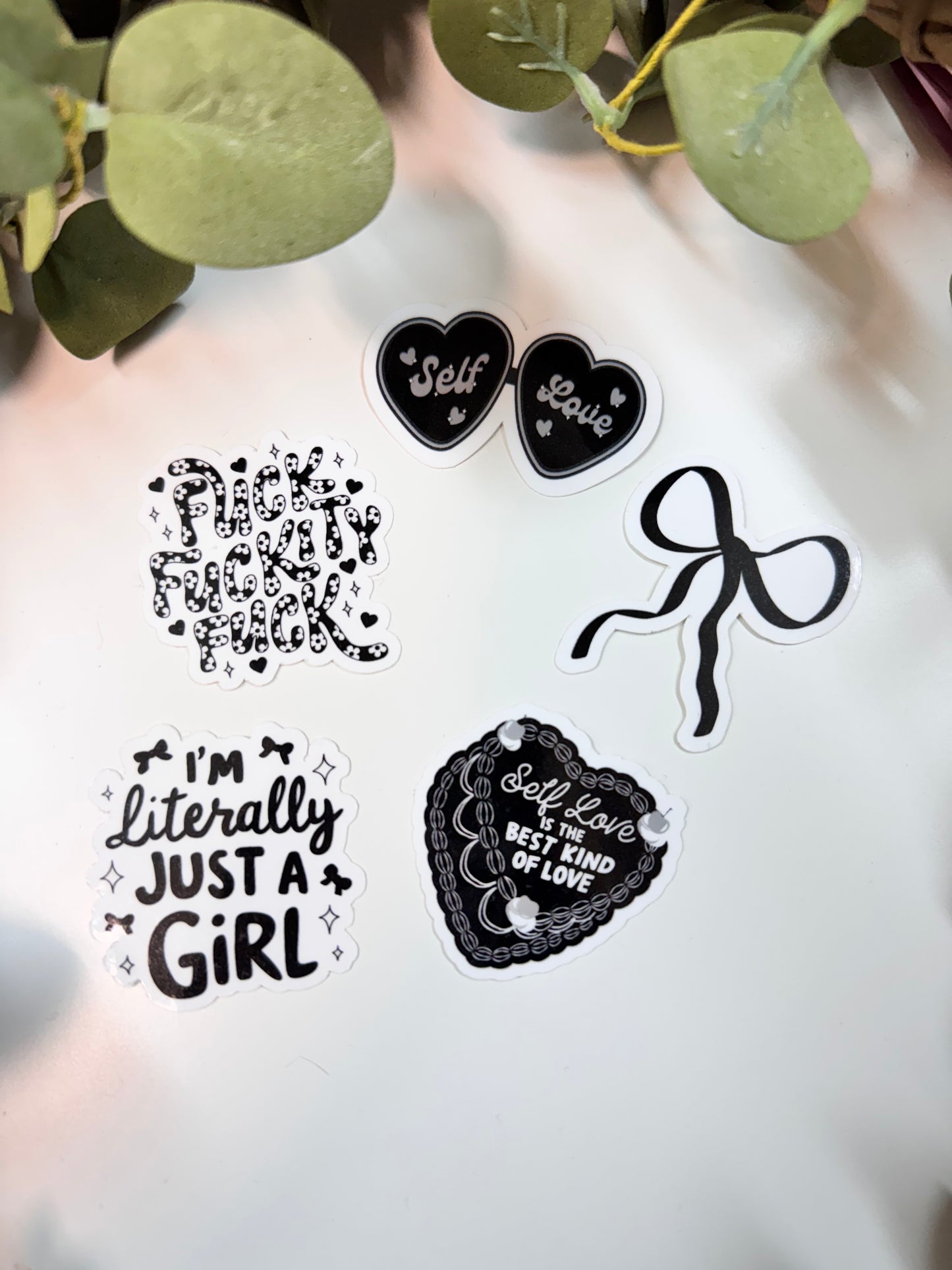 (RTS) COQUETTE NOIR STICKERS