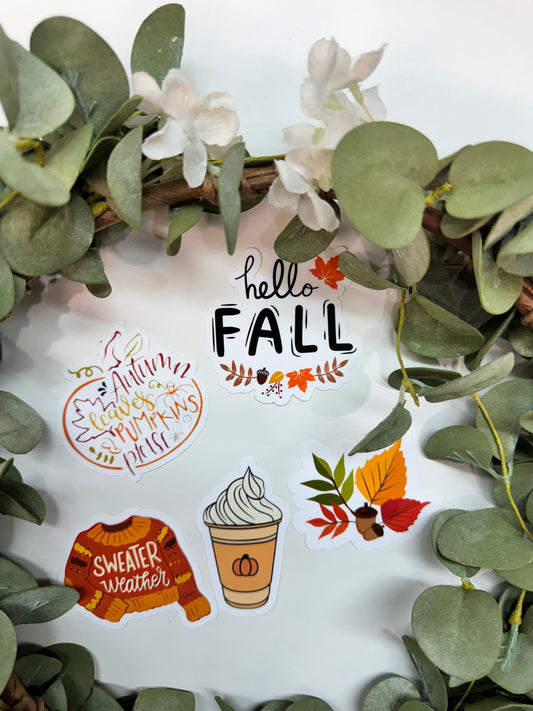 (RTS) HELLO FALL STICKERS