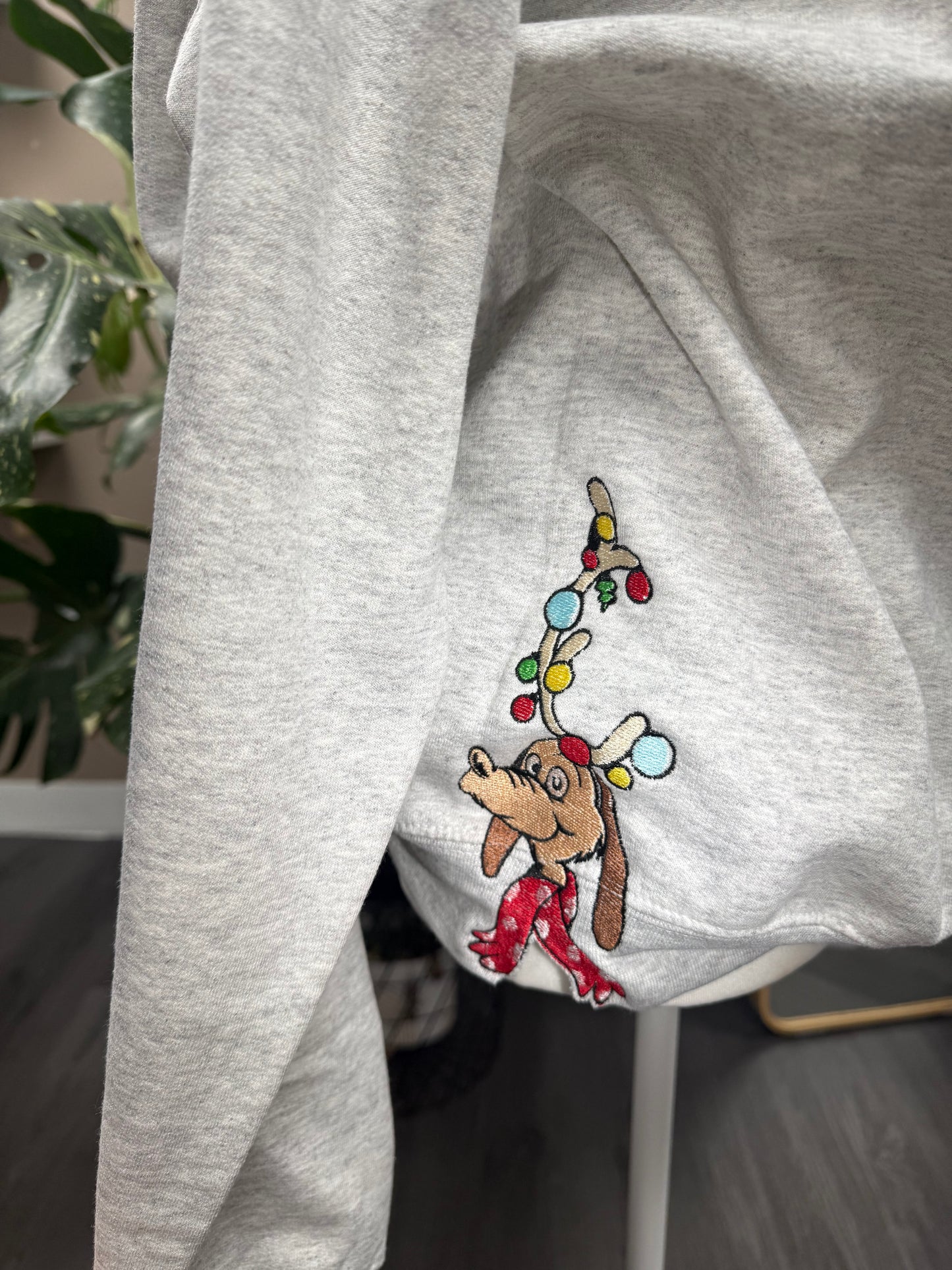 (RTS) BRINGING MY DOG EMBROIDERED CREWNECK