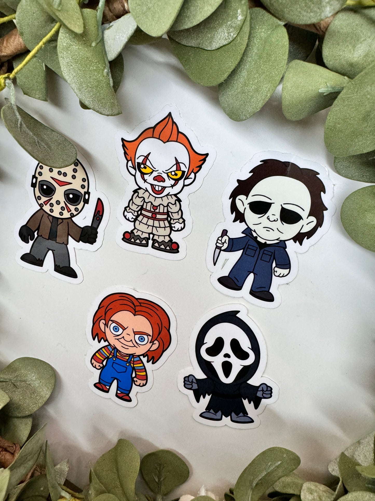 (RTS) CARTOON HORROR STICKERS