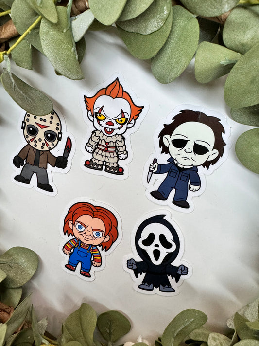 (RTS) CARTOON HORROR STICKERS