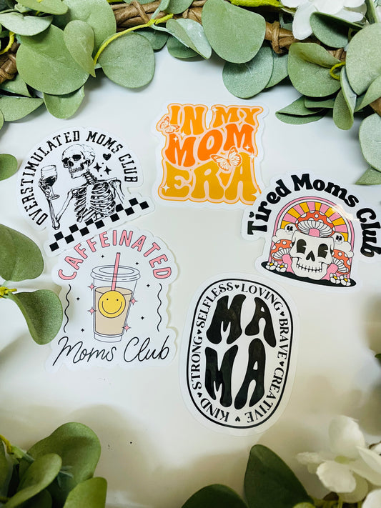 (RTS) MOMS CLUB STICKERS