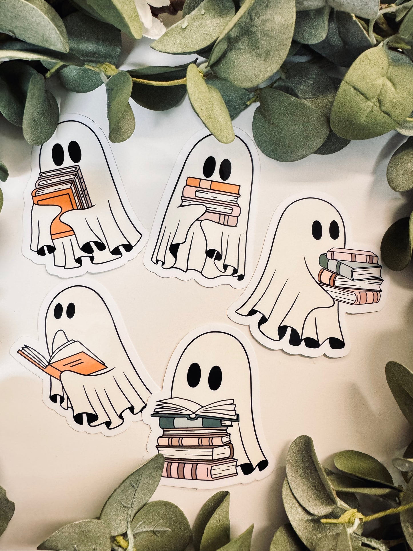 (RTS) BOOK GHOUL STICKERS