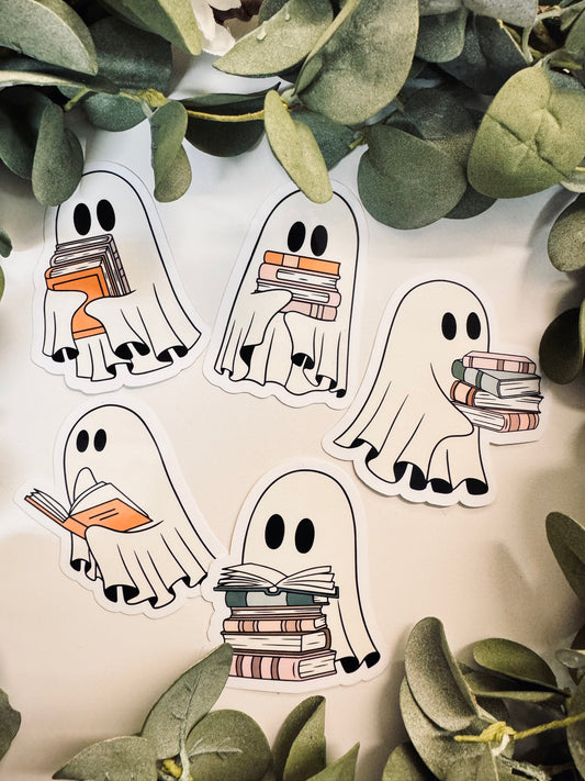 (RTS) BOOK GHOUL STICKERS