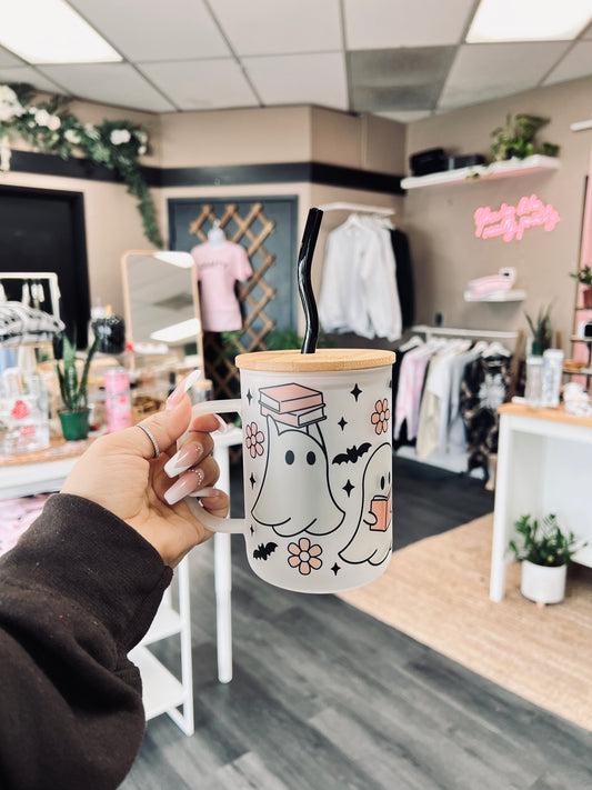 BOOKWORM GHOSTIE MUG