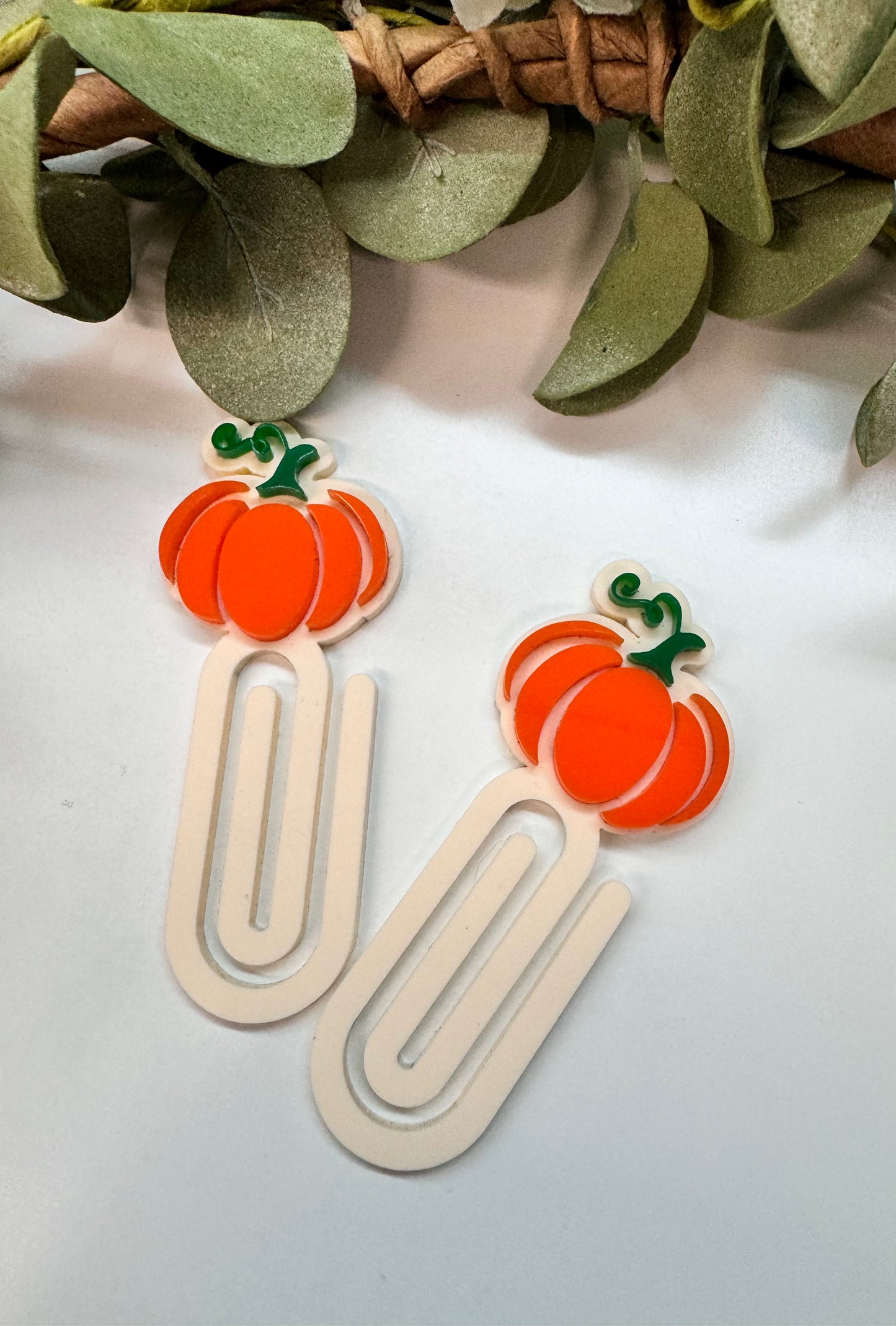 (RTS) PUMPKIN PAPER CLIP