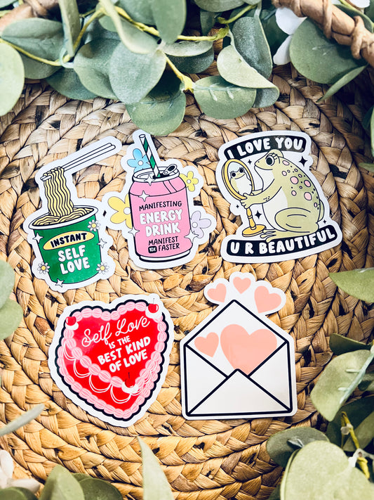 (RTS) SELF LOVE (BEST LOVE) STICKERS