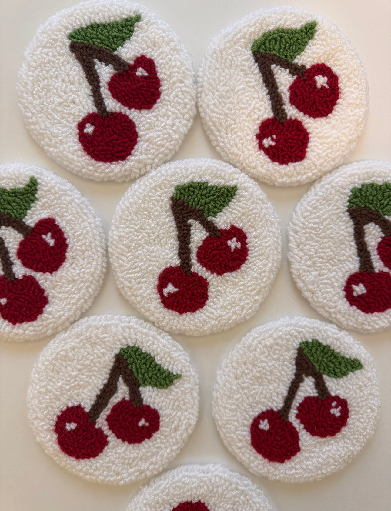 (RTS) CHERRY RUG COASTER