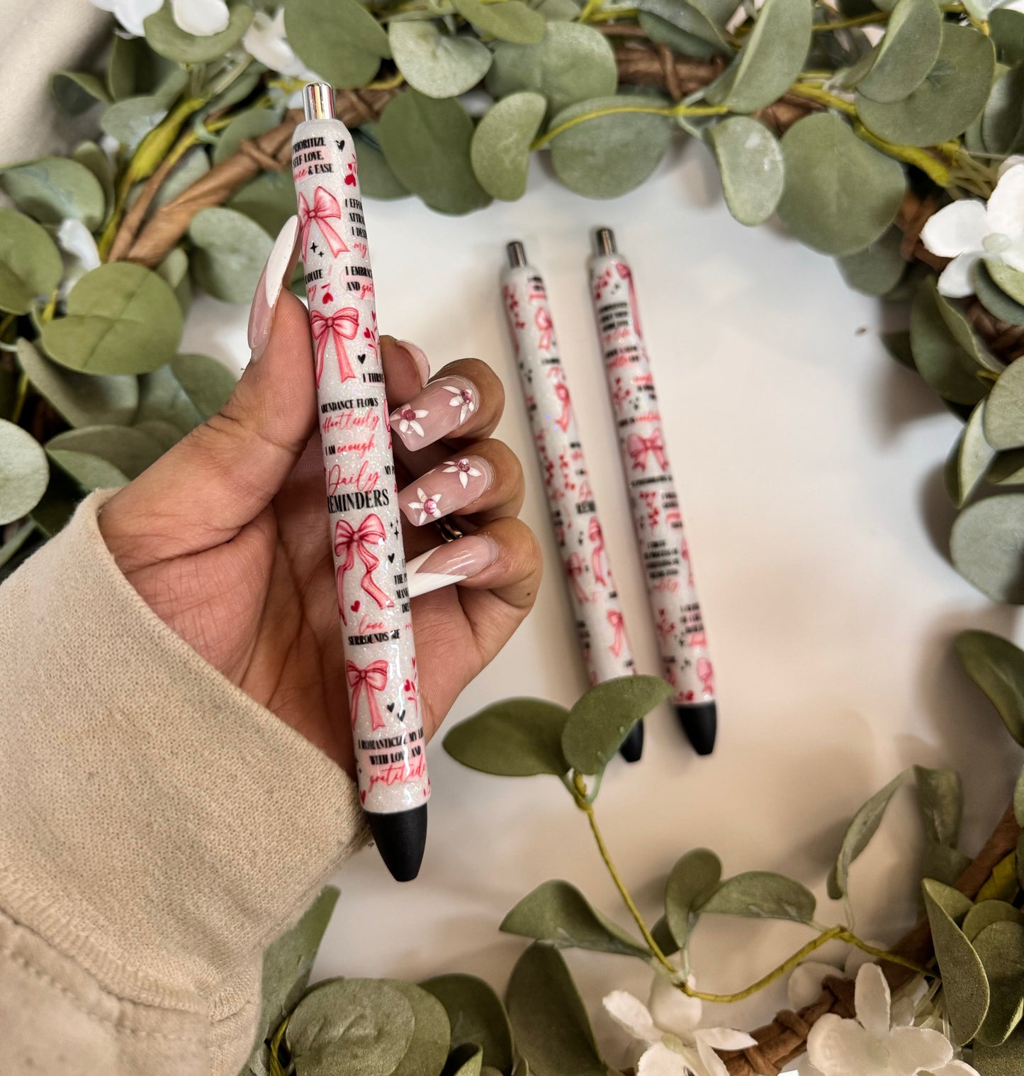 (RTS) PINK REMINDERS PEN