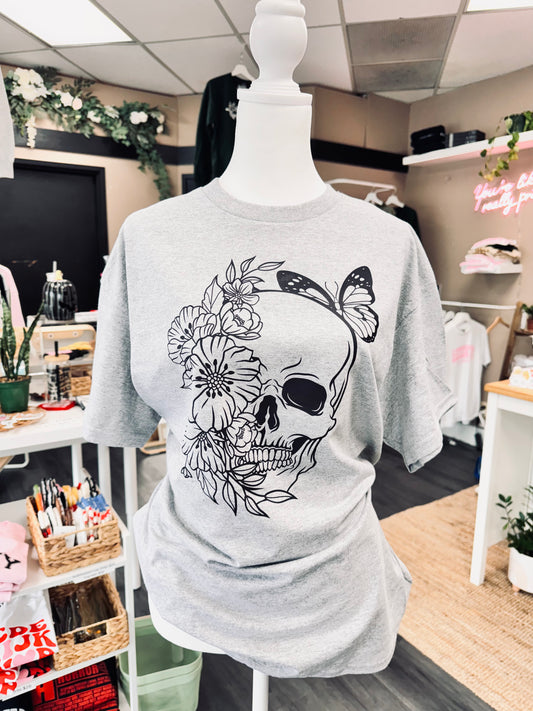 (RTS) SKELETON FACE TEE