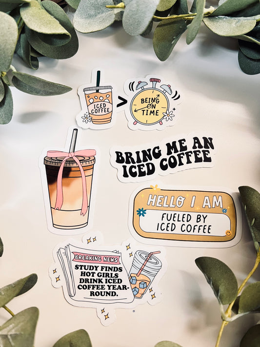 (RTS) COFFEE ADDICT STICKERS