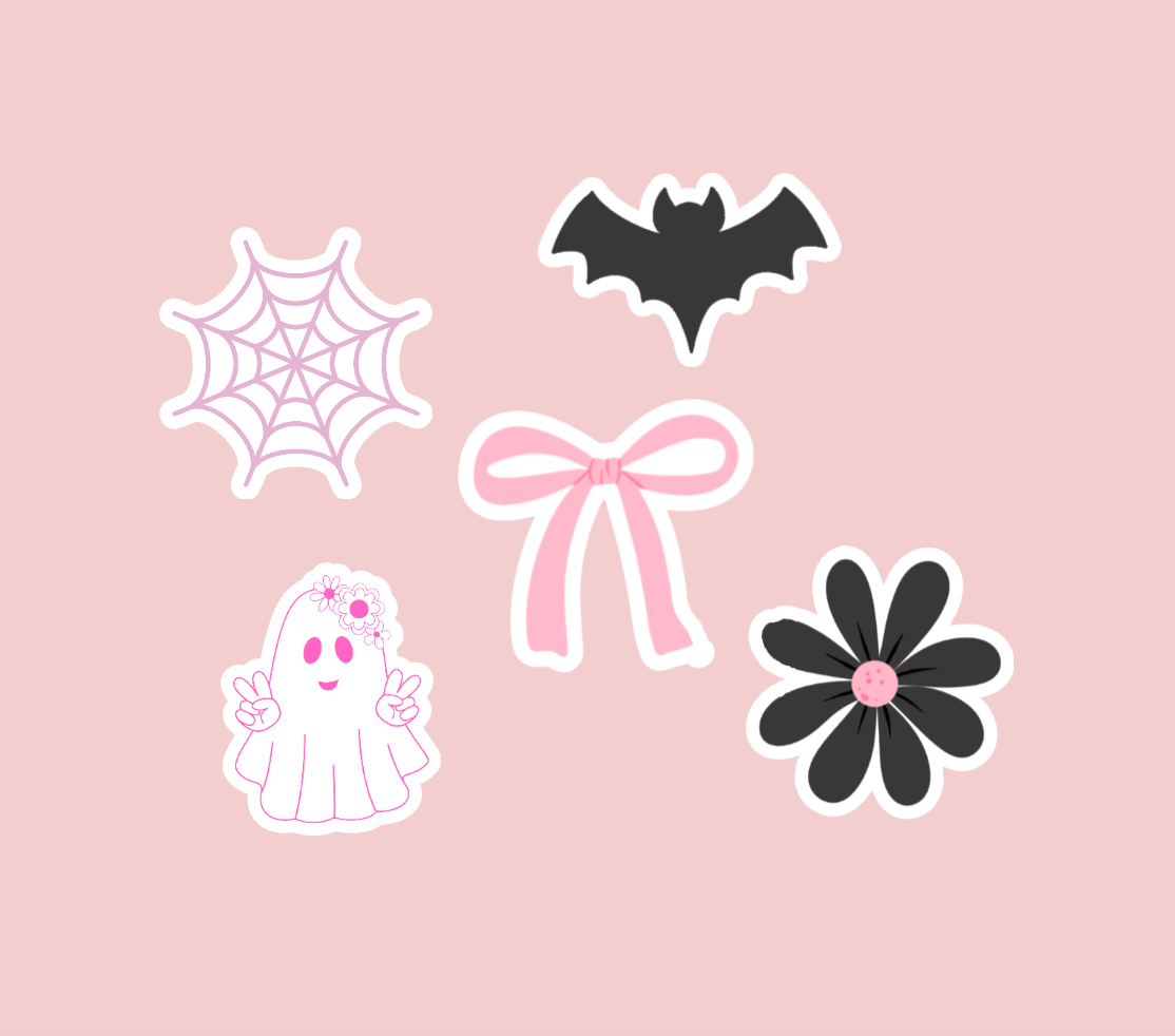 (RTS) RETRO BATTY MINI STICKET SET (5)