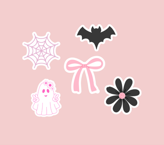 (RTS) RETRO BATTY MINI STICKET SET (5)