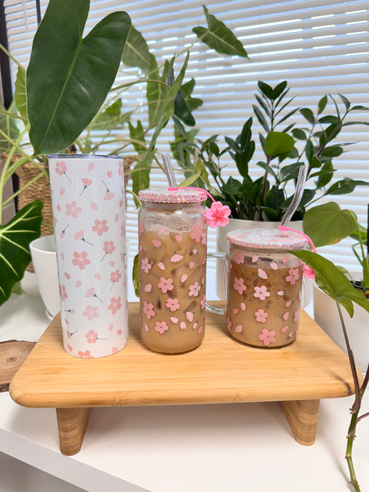 (RTS) CHERRY BLOSSOM DRINKWARE