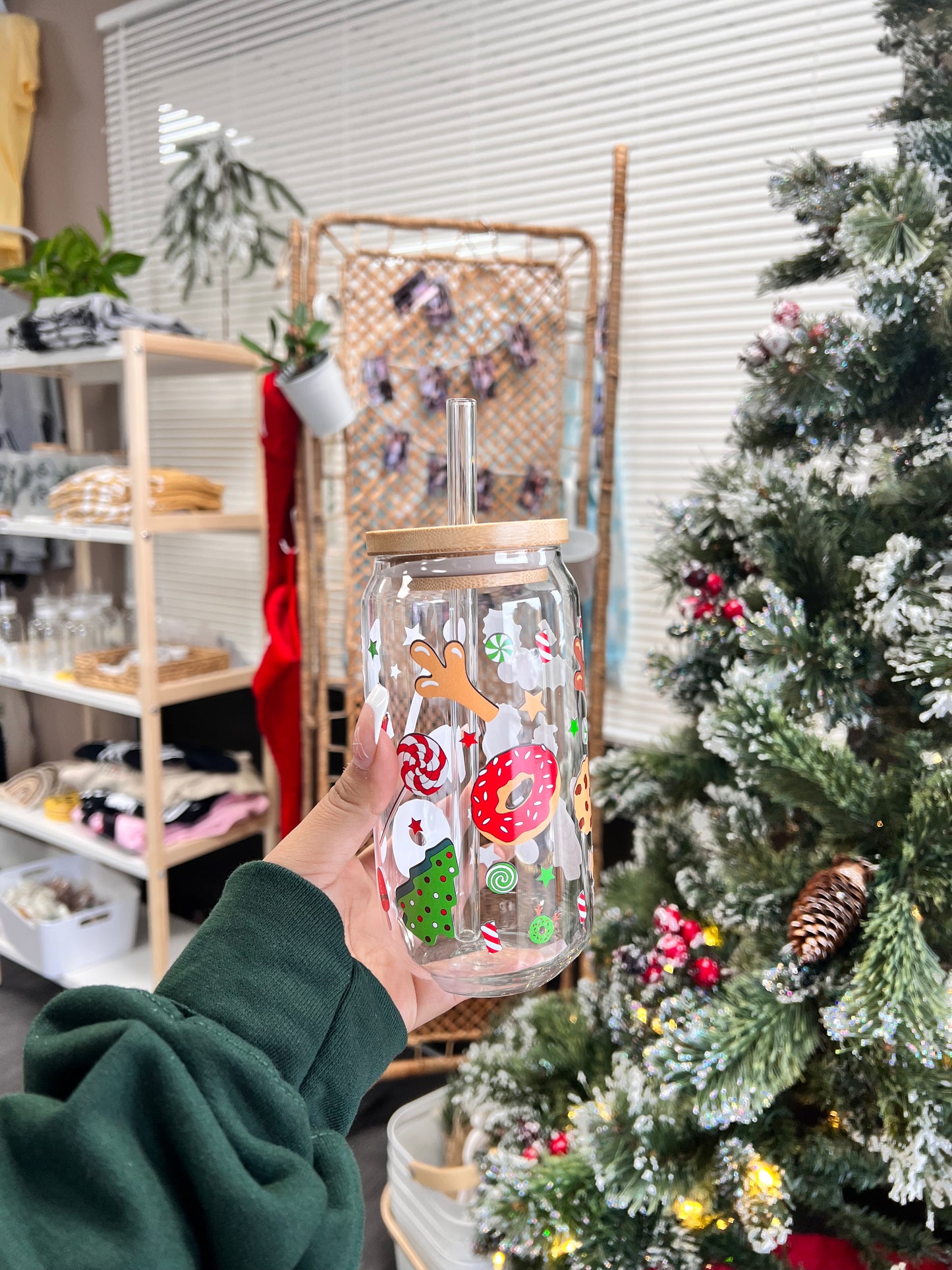 (RTS)CHRISTMAS SNACK DOODLE CUP