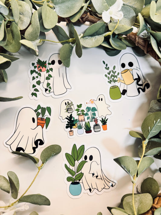 (RTS) PLANT GHOSTIE STICKERS