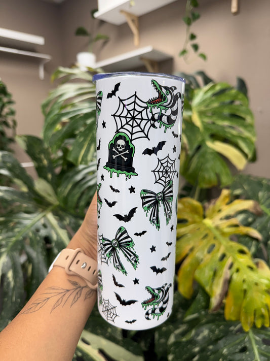 (RTS) BEETLEJUICE BOW TUMBLER