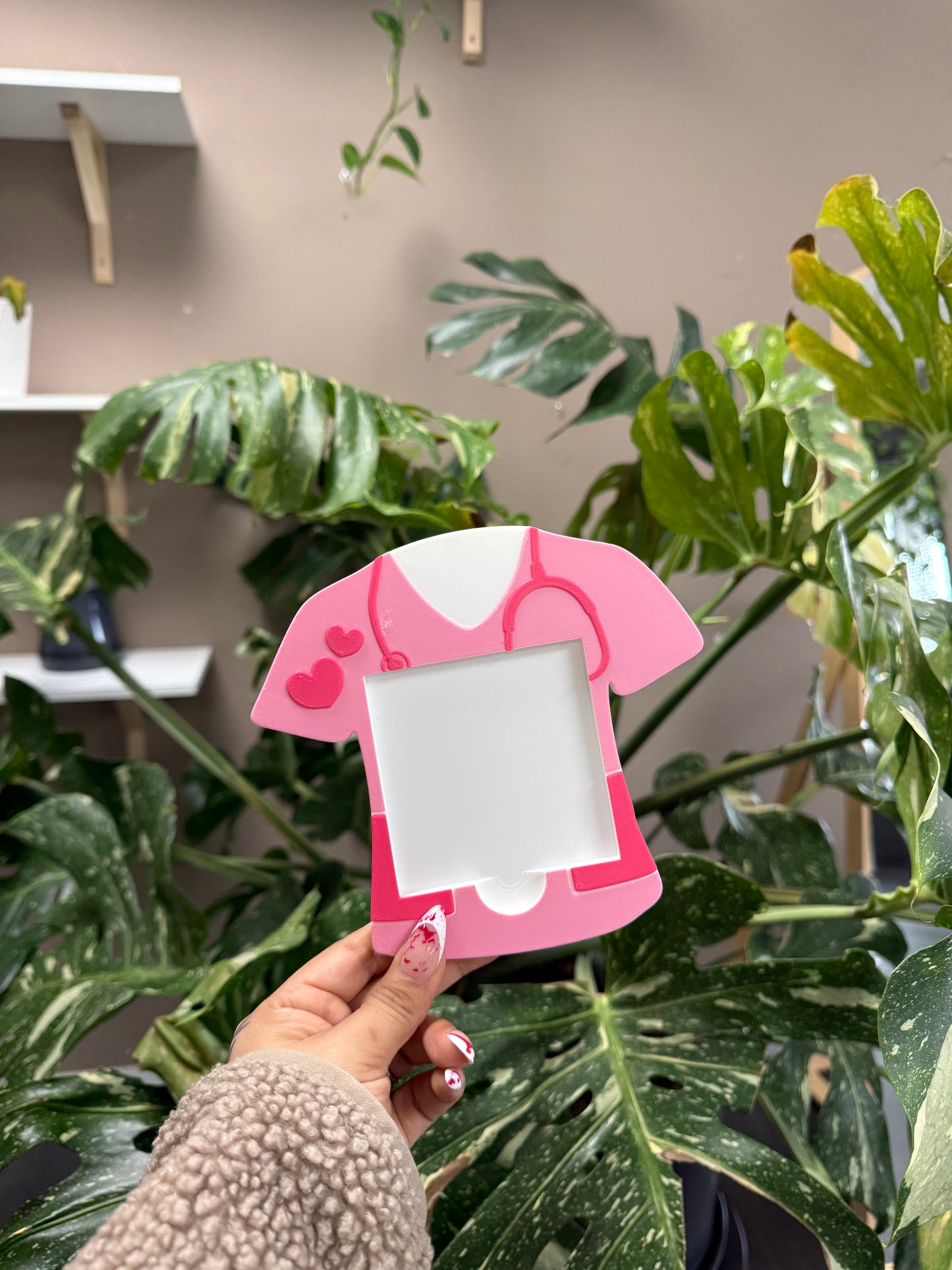 (RTS) SCRUB TOP STICKY NOTE HOLDER