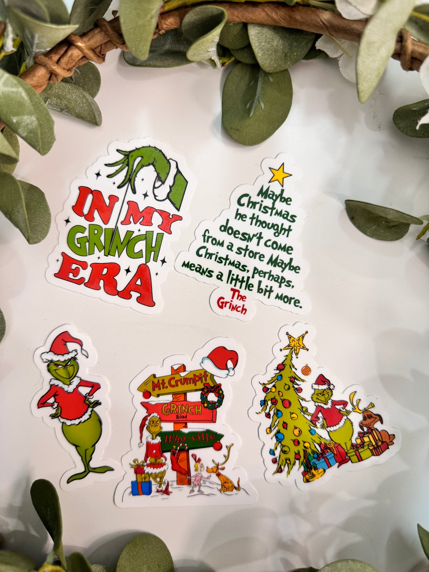 (RTS) GRINCH STICKERS