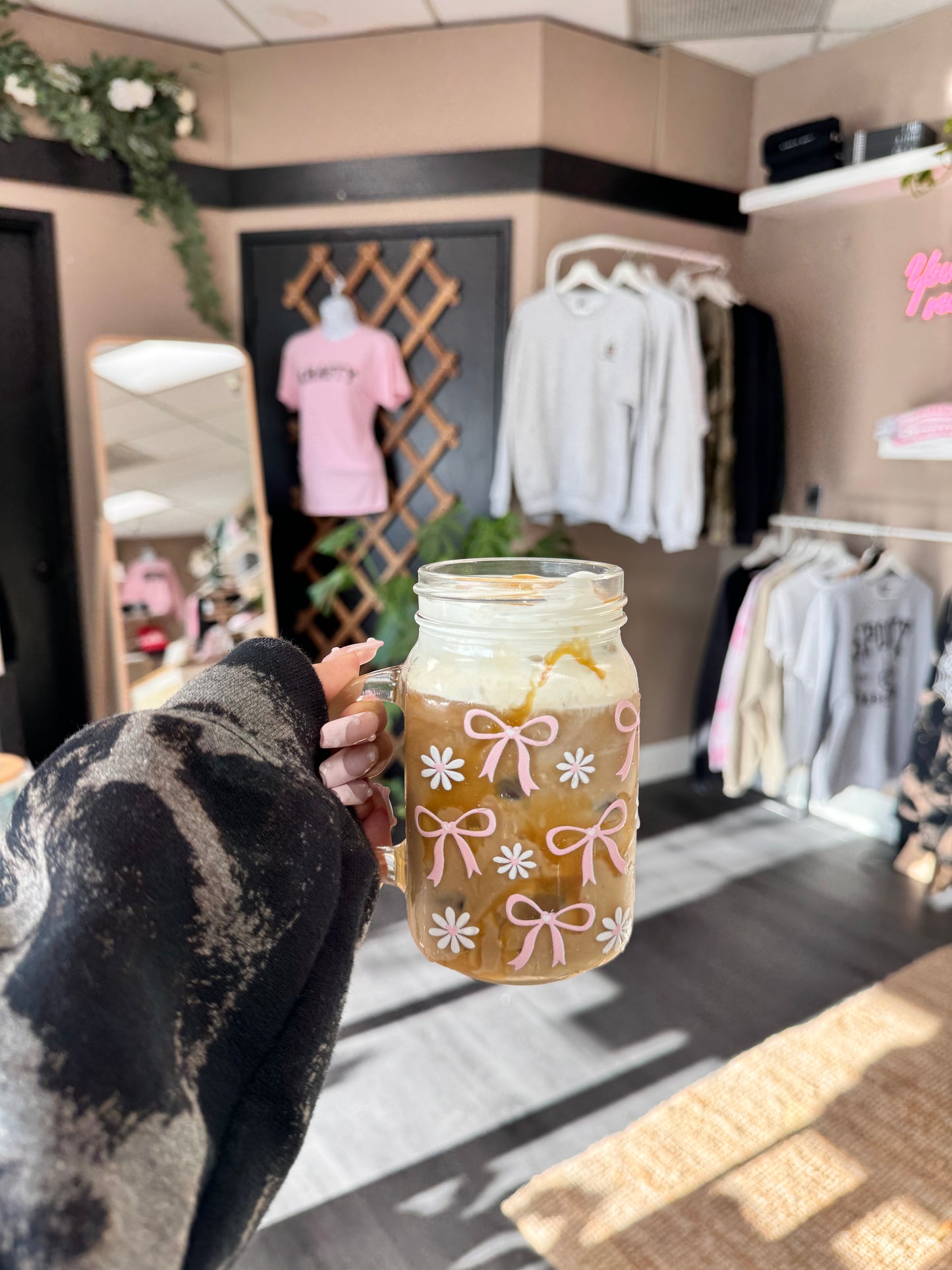 (RTS) COQUETTE MASON JAR