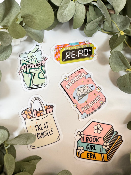 (RTS) BOOK GIRL ERA STICKERS