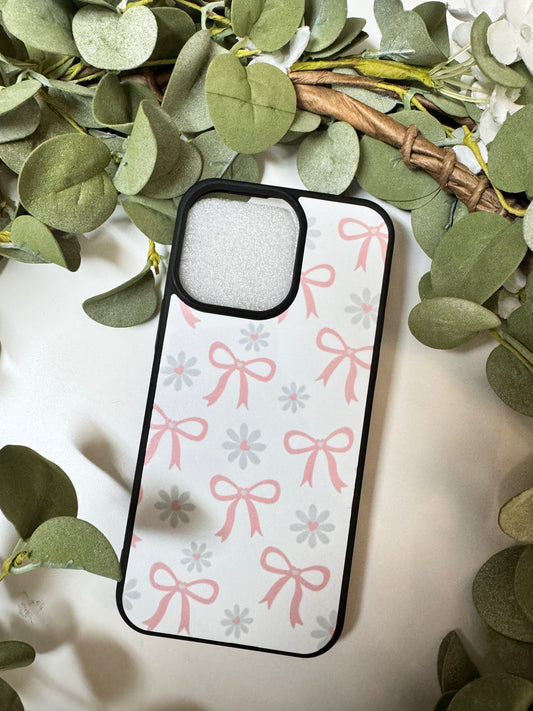 (RTS) COQUETTE BOW PHONE CASE