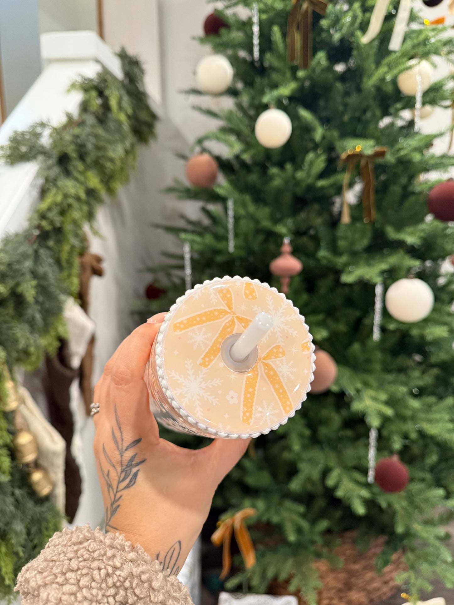 (RTS) GINGERBREAD COQUETTE DRINKWARE