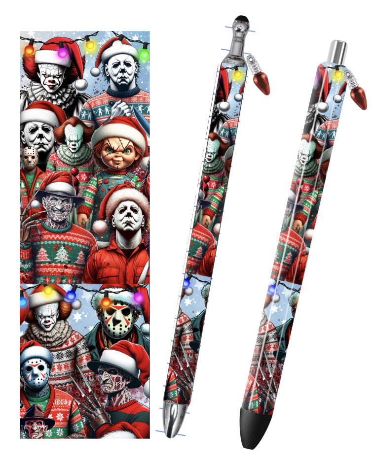 (RTS) KILLER CHRISTMAS PEN W CHARM