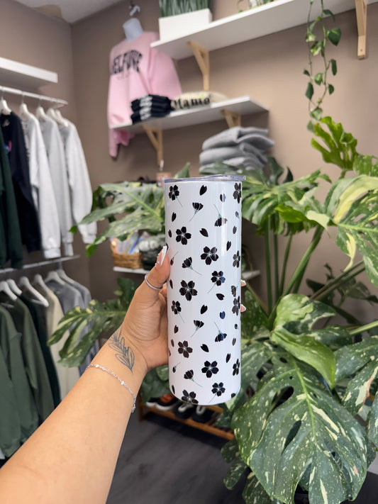 (RTS) MIDNIGHT BLOSSOM DRINKWARE