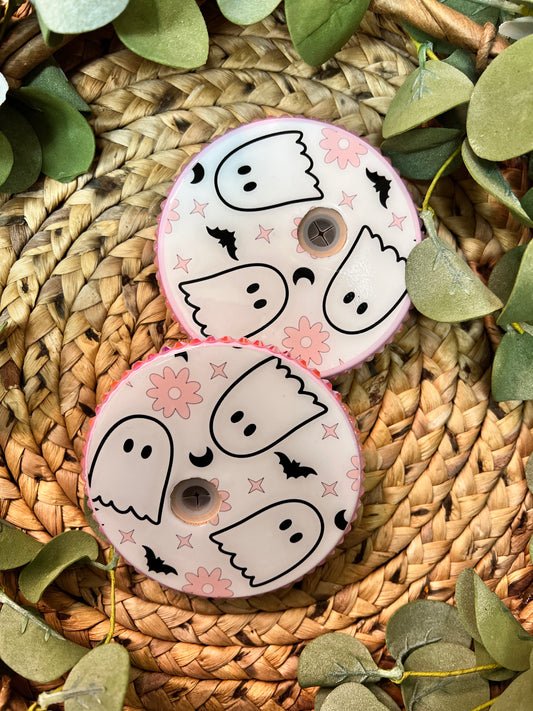 (PREORDER) PINK GHOUL BLING LID-FOR MUG