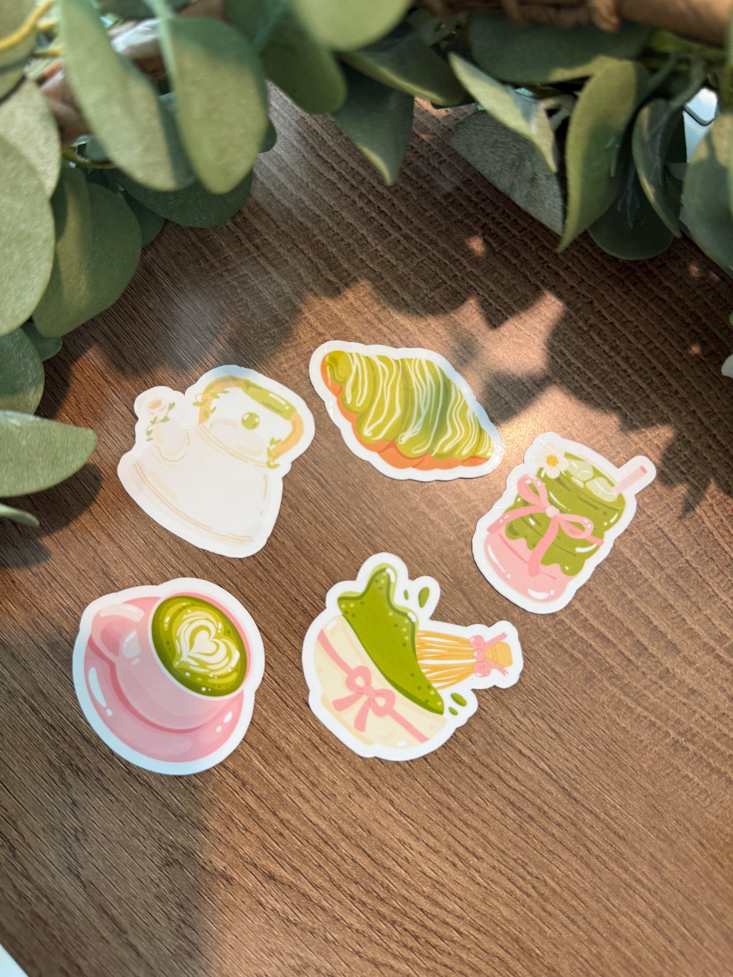 (RTS) MATCHA MINI STICKER SET