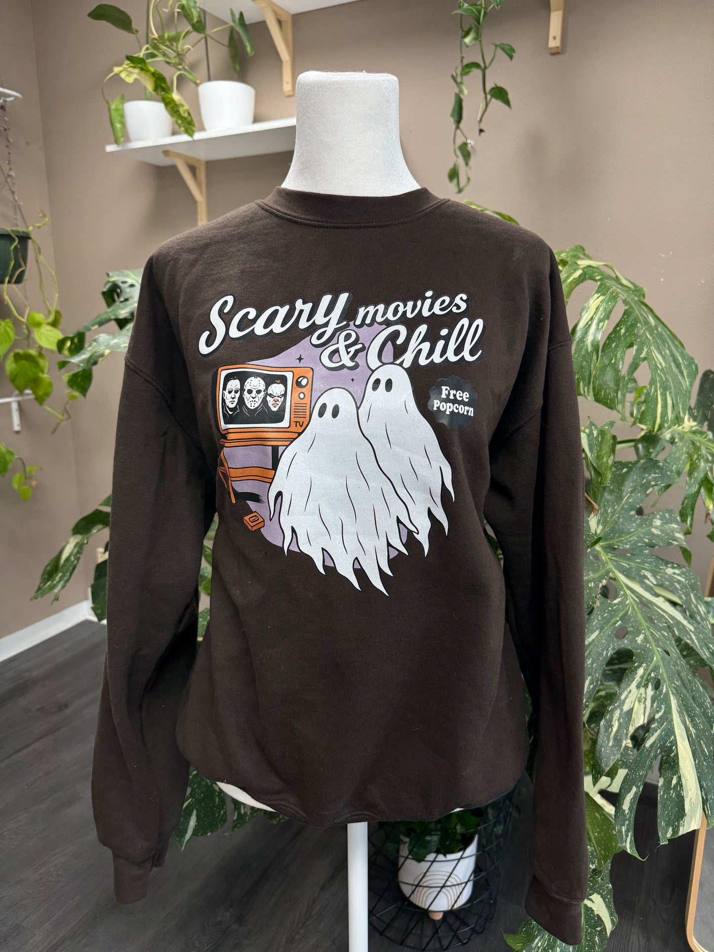 (RTS) RETRO GHOUL MOVIE NIGHT CREWNECK