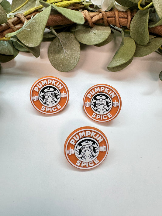 (RTS) PUMPKIN LATTE STRAW TOPPER
