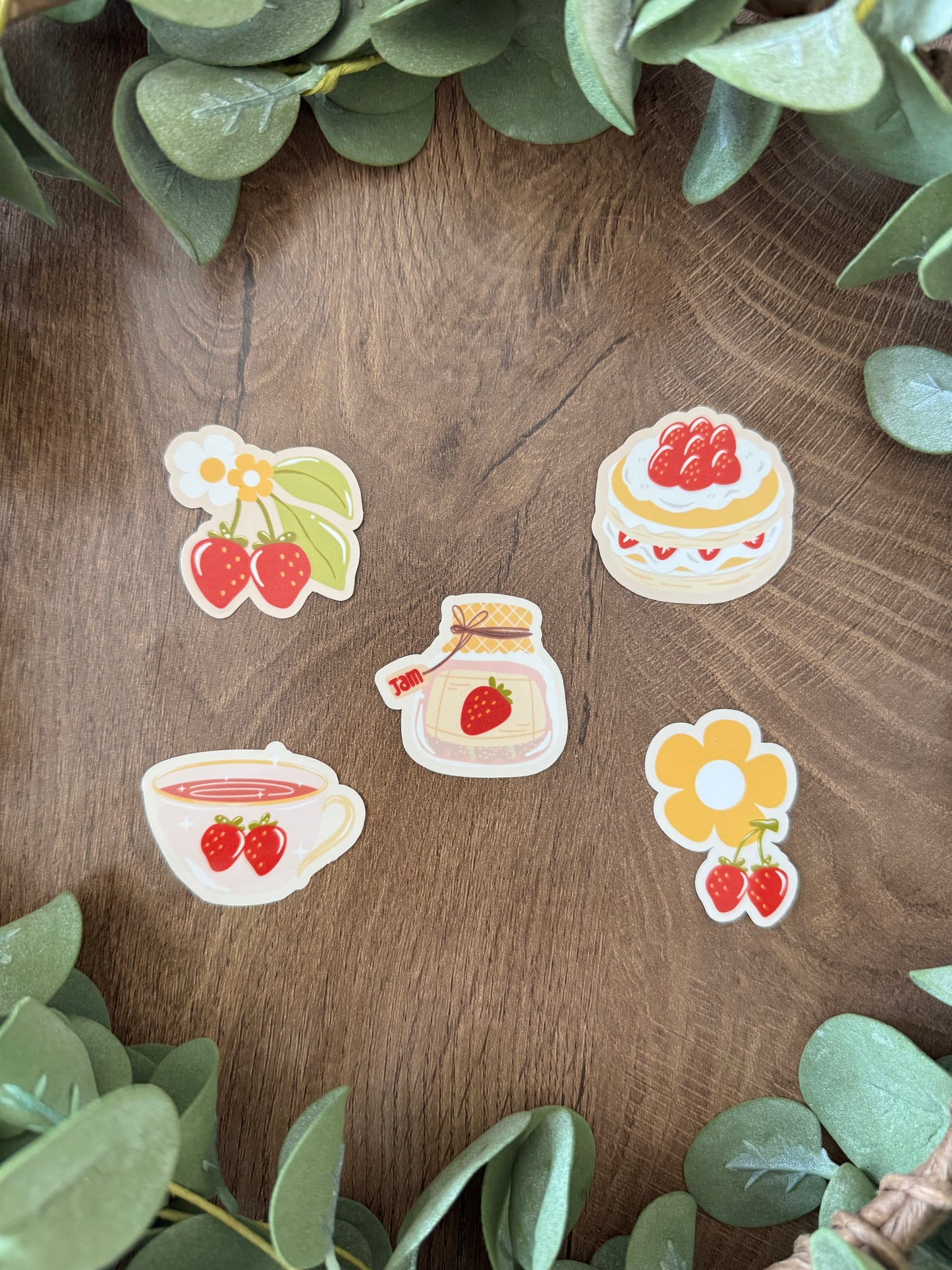 (RTS) STRAWBERRY SHORTCAKE STICKER SET