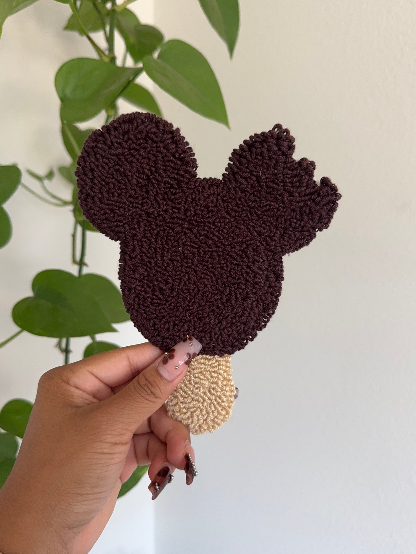 (RTS) MICKEY LOLLIPOP RUG COASTER