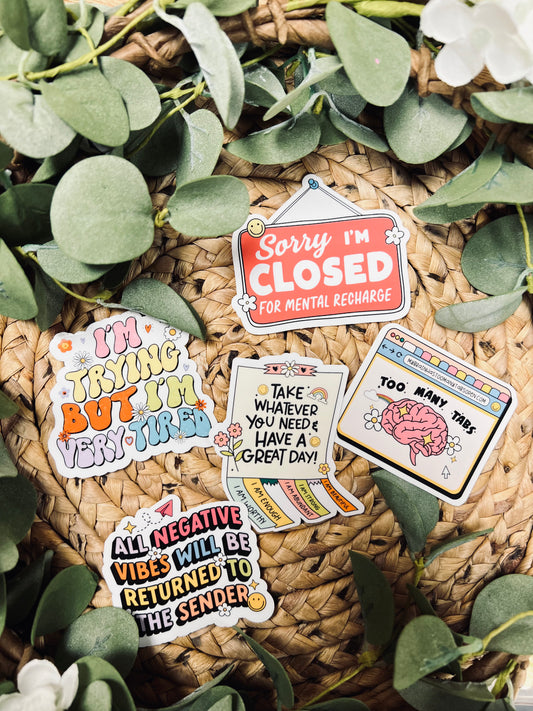 (RTS) HAPPY SELF STICKERS