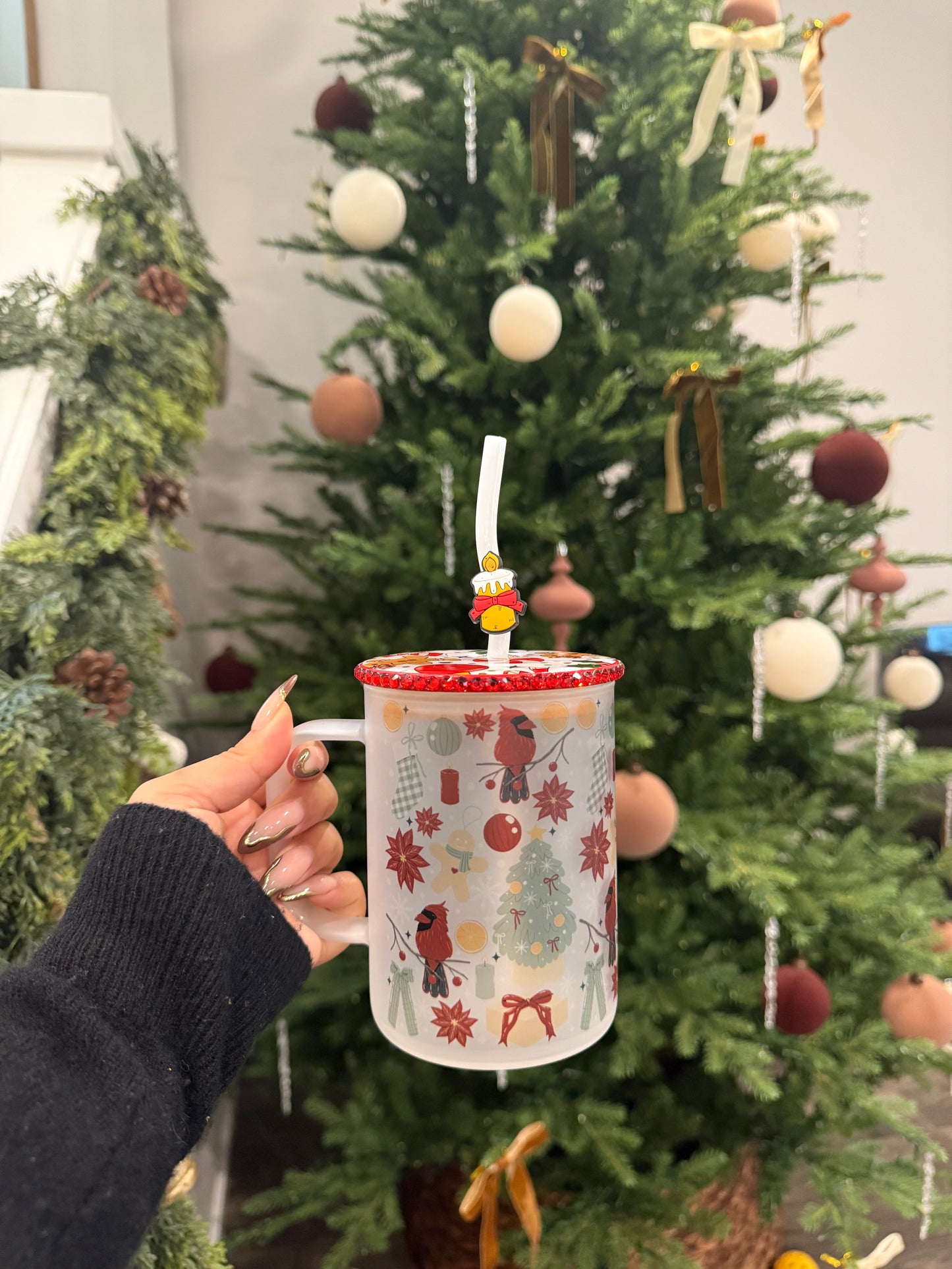 (RTS) GINGERBREAD SILENT NIGHT DRINKWARE