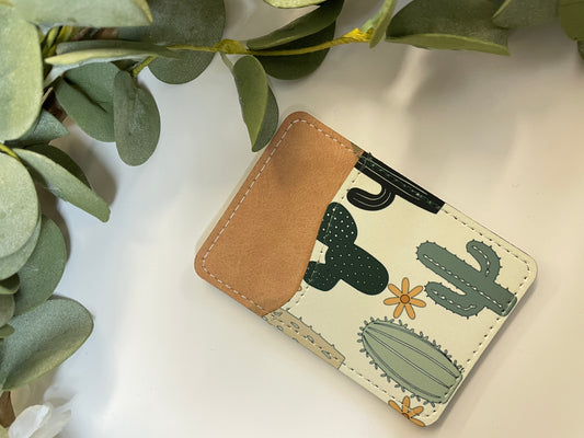 (RTS) CACTUS WALLET HOLDER