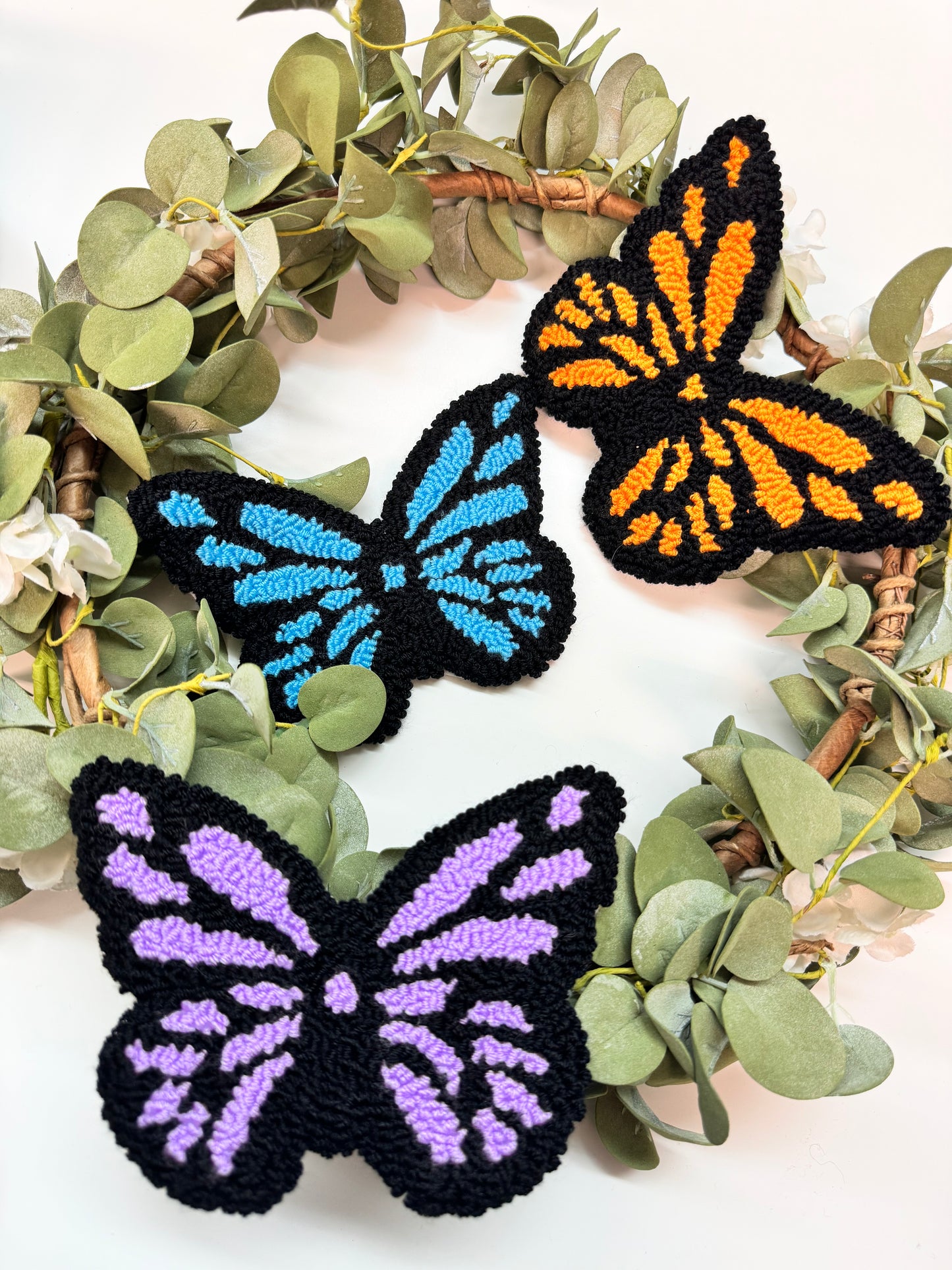 (RTS) BUTTERFLY RUG COASTER