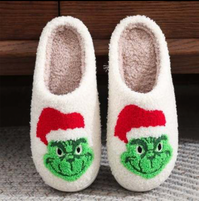 (RTS) WHITE SLIPPER GRINCH